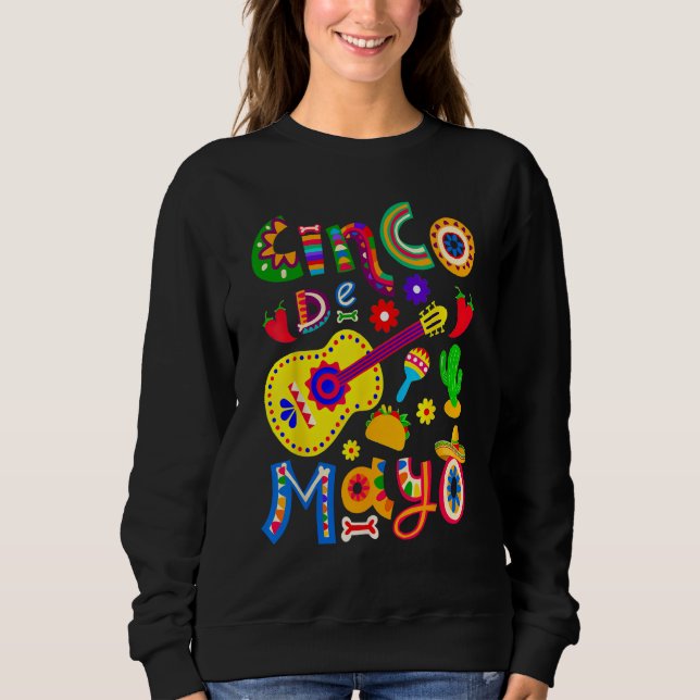 Sweatshirt Cinco De Mayo Mexican Fiesta 5 De Mayo Women Men G (Devant)
