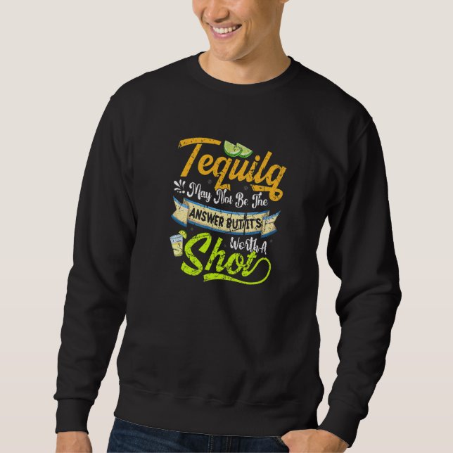 Sweatshirt Cinco De Mayo Tequila Mexicaine Ne Répond Pas À La (Devant)