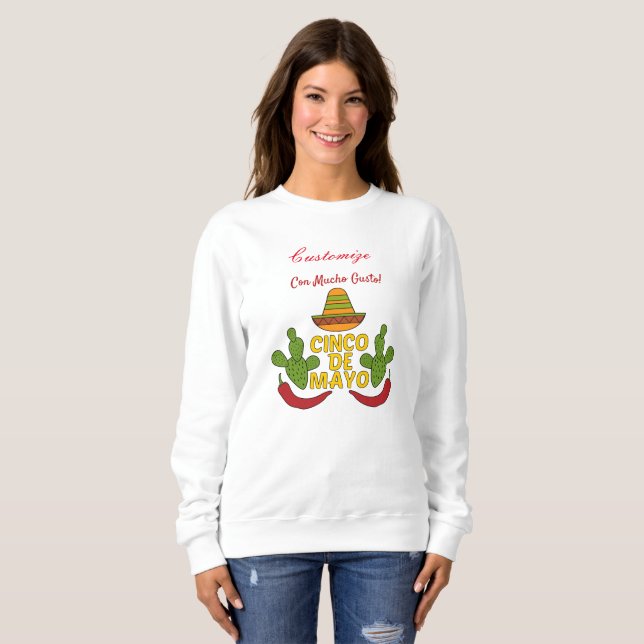 Sweatshirt Cinco de Mayo Thunder_Cove (Devant entier)