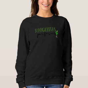 Sweatshirt Cinco De Mayo Vintage Mexicain Margaritas Por Favo