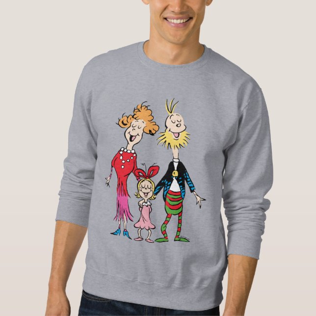 Sweatshirt Cindy Lou Who's Family Portrait (Devant)