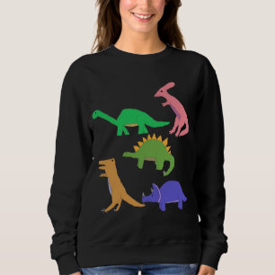 Sweatshirt Cinq vêtements dinosaures