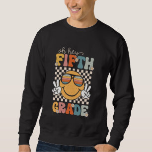 Sweatshirt Cinquième Classe Oh Smile Retro Retour À L'École 5