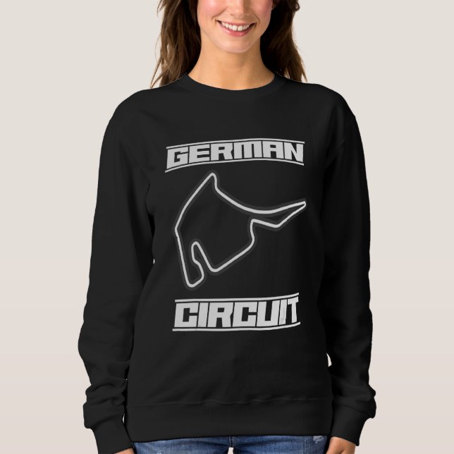 Sweatshirt Circuit Allemand Formule Un Ventilateur Course De  (Devant)