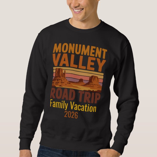 Sweatshirt Circuit touristique de Monument Valley, aventure p (Devant)