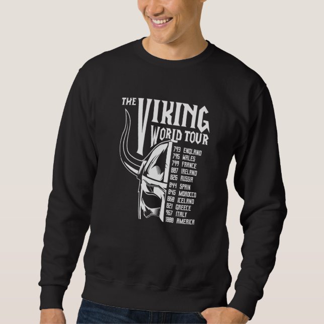 Sweatshirt Circuit Viking Valhalla Odin (Devant)