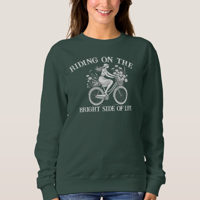 Sweatshirt Circuler du bon côté de la vie (Devant)
