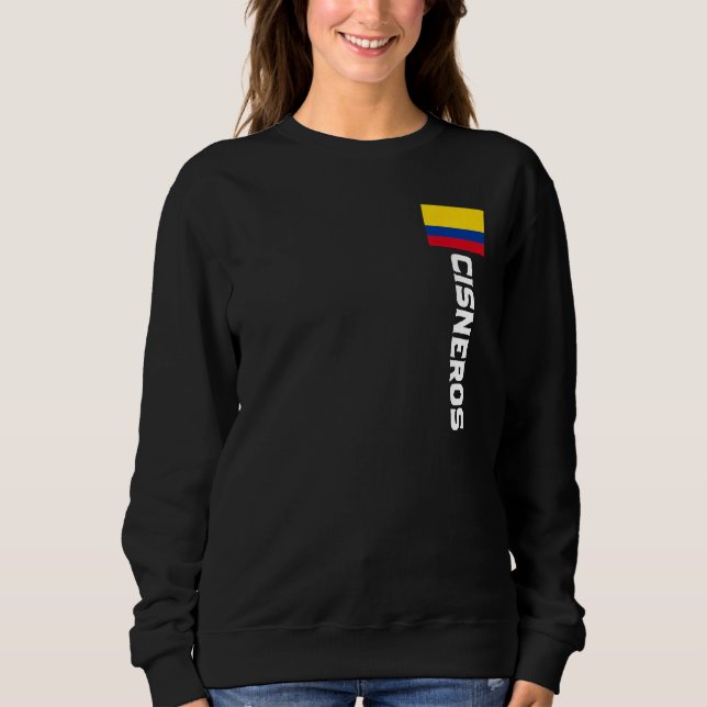 Sweatshirt Cisneros Colombia For Colombian Men Women Kids (Devant)