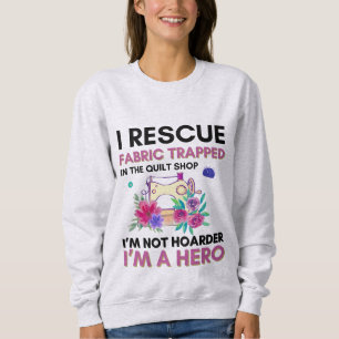 Sweatshirt Citation à coudre amusante Machine à coudre Vintag