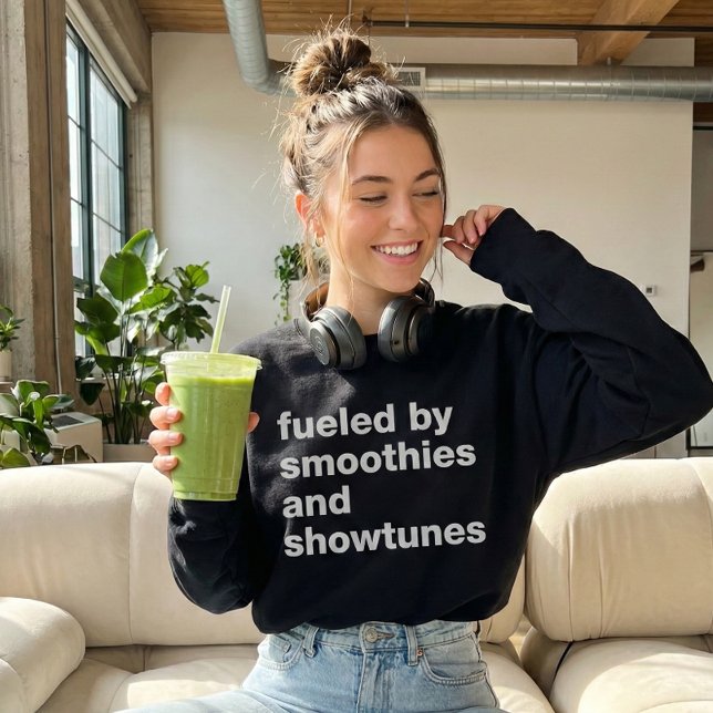Sweatshirt Citation amusante pour les amateurs de smoothie et (Créateur téléchargé)