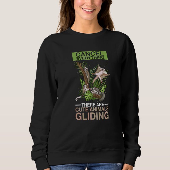 Sweatshirt Citation Australienne De Planeur De Sucre Pour Un  (Devant)
