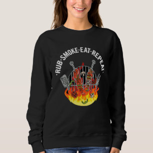 Sweatshirt Citation Barbecue Fumeur De Viande Pour Un Proprié