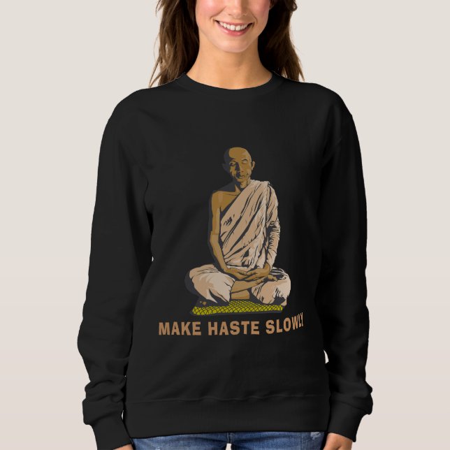 Sweatshirt Citation Bouddha (Devant)