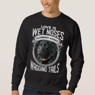 Sweatshirt Citation d'animal du propriétaire du chien du Blac