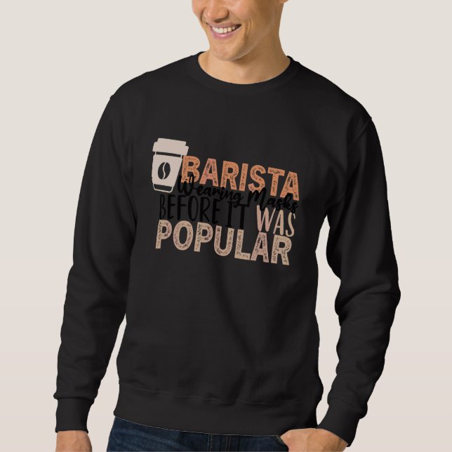 Sweatshirt Citation de café Café Addict Cool Café 24 (Devant)