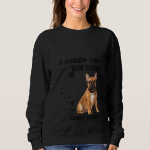 Sweatshirt Citation de femme de bouledogue français Maman Pap