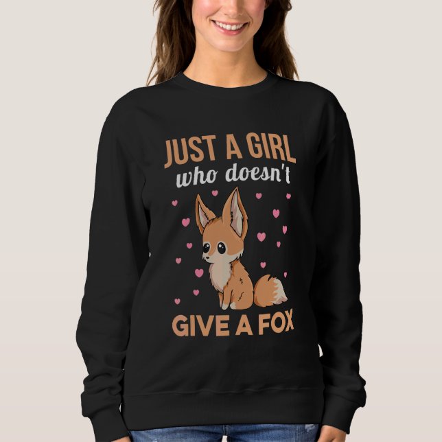 Sweatshirt Citation De Fennec Vixen Pour Un Expert Fennec Fox (Devant)