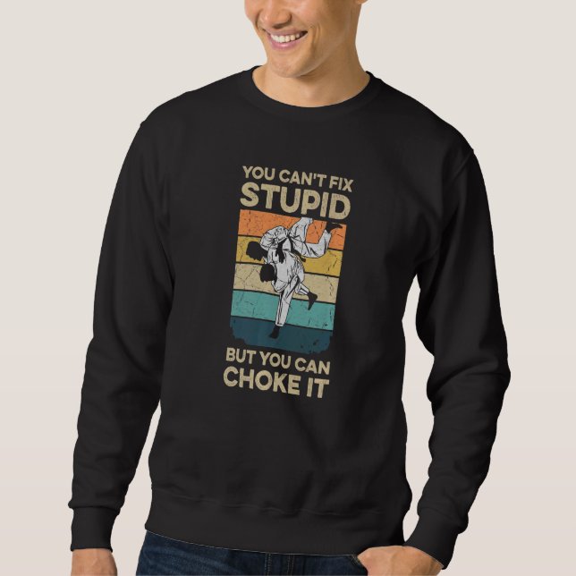 Sweatshirt Citation De Jiu Jitsu Pour Un Instructeur Jiu Jits (Devant)