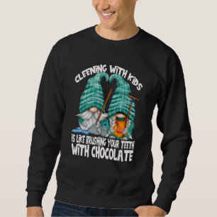 Sweatshirt Citation De La Vie De Maman Pour Les Femmes Et Pap