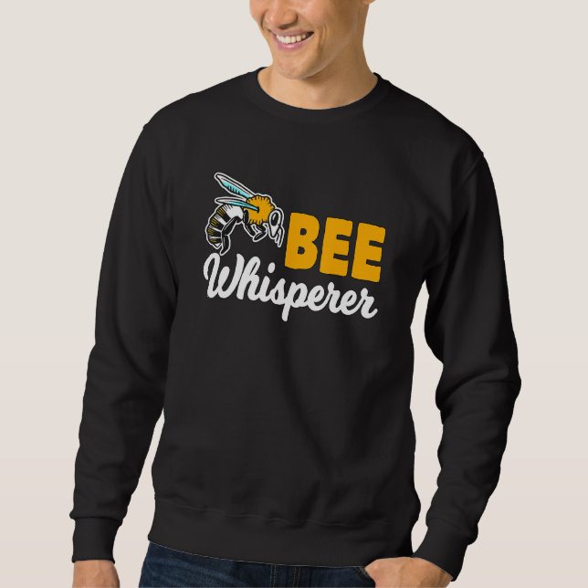 Sweatshirt Citation de l'apiculteur de miel Bee Whisperer Bee (Devant)