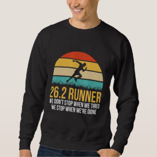 Sweatshirt Citation De Marathon Pour Un 26 2 Coureur
