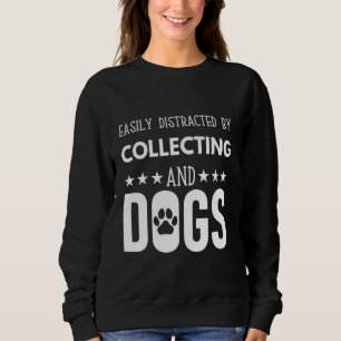 Sweatshirt Citation de patte de chien drôle, facilement distr