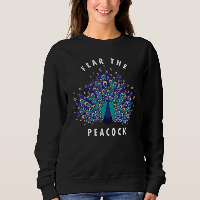 Sweatshirt Citation De Peacocks Colorful Peacocks (Devant)