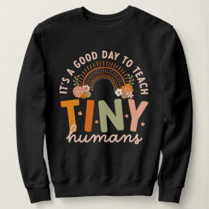 Sweatshirt Citation de professeur d'école maternelle Rétro Bo