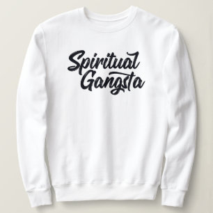 Sweatshirt Citation de yoga de Gangsta Funny