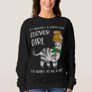 Sweatshirt Citation Drôle De La Femme D'Amour Zèbre Dit Mig
