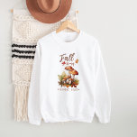 Sweatshirt Citation du champignon d'automne<br><div class="desc">La chute est mon champignon de couleur préféré</div>