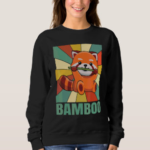 Sweatshirt Citation En Bambou Pour Un Expert En Panda Rouge