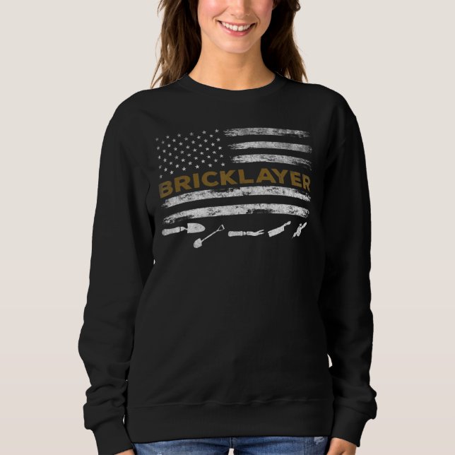 Sweatshirt Citation en brique Mason Citation en brique Masone (Devant)