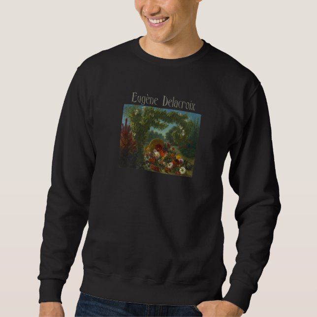 Sweatshirt Citation Eugene Delacroix avant arrière (Devant)