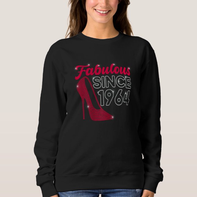 Sweatshirt Citation Fabuleuse d'anniversaire pour les femmes  (Devant)