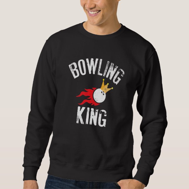 Sweatshirt Citation King De Mens Bowling Pour Dads Bowlers 1 (Devant)