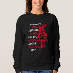 Sweatshirt Citation Motivationnelle Bull Riding Rodeo