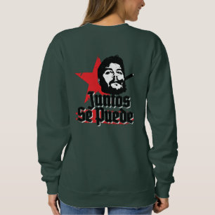 Sweatshirt Citation révolutionnaire de Che Guevara Juntos Se 