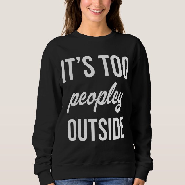 Sweatshirt Citations anti-humaines (Devant)
