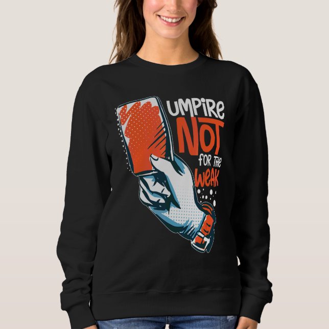 Sweatshirt Citations d'arbitre   Baseball Softball Football S (Devant)