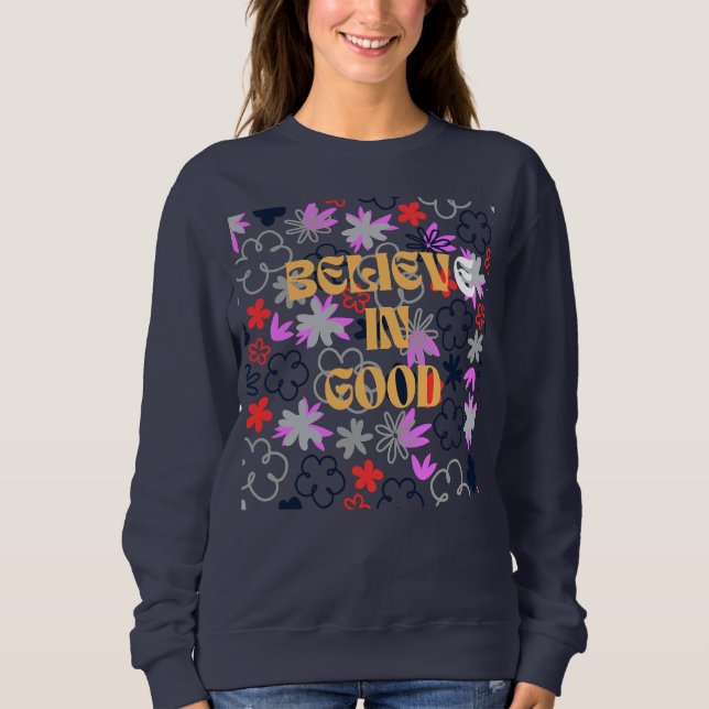 Sweatshirt Citations de femmes d'été Vêtements (Devant)