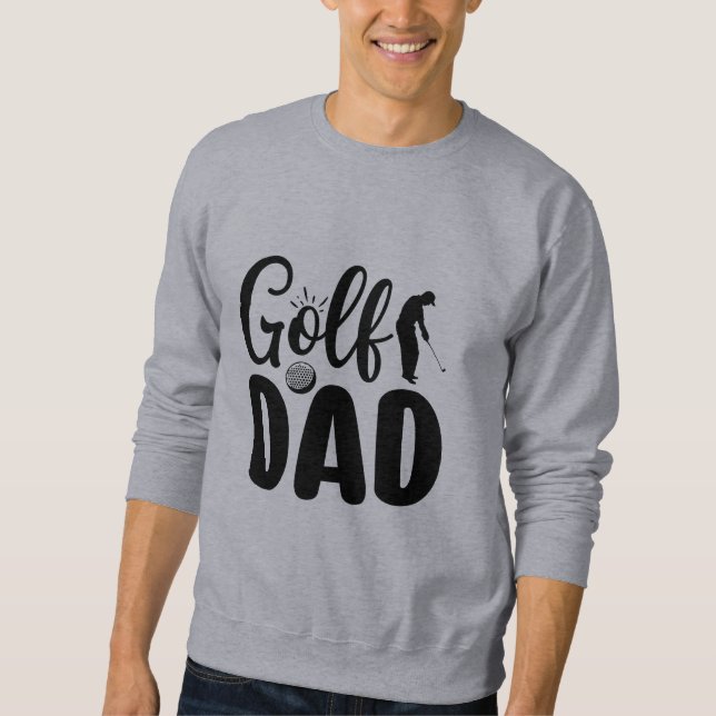 Sweatshirt Citations de golf amusantes  (Devant)
