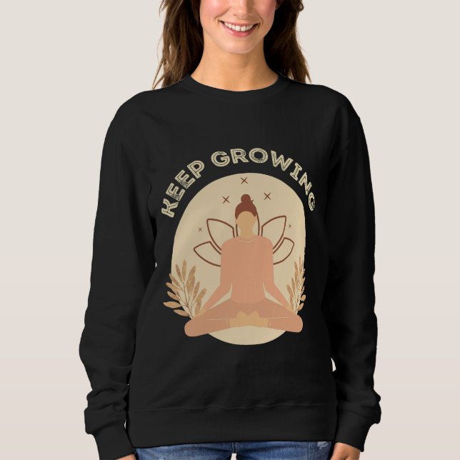Sweatshirt Citations de yoga (Devant)