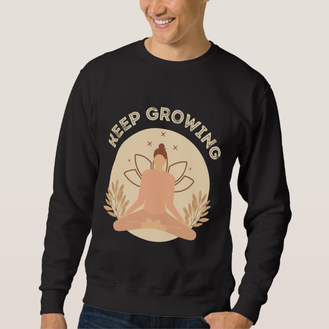 Sweatshirt Citations de yoga (Devant)