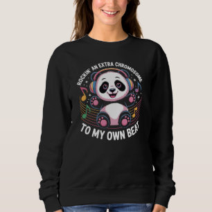 Sweatshirt Citations drôles de Panda Mignon