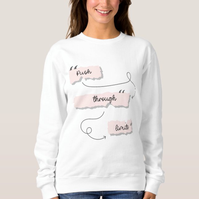 Sweatshirt Citations motivationnelles Citations inspirantes (Devant)