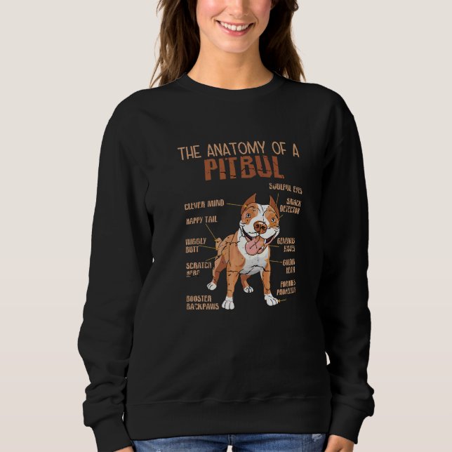 Sweatshirt Citations Pitbull Citations Pitbull Collar Chien C (Devant)