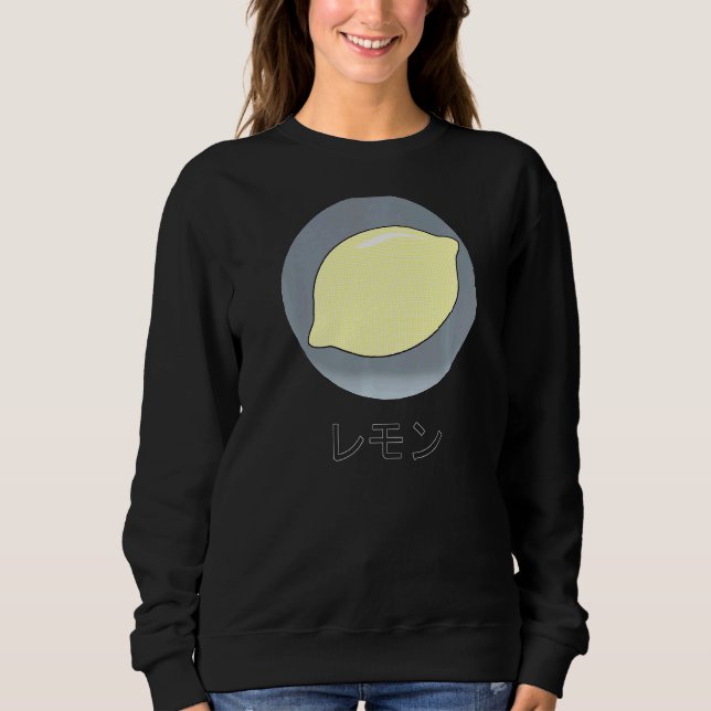 Sweatshirt Citron japonais Otaku (Devant)