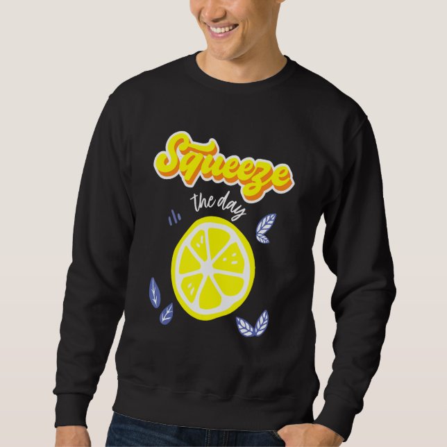 Sweatshirt Citron Squeeze Days Lemon Pulp Citrus Fruit (Devant)