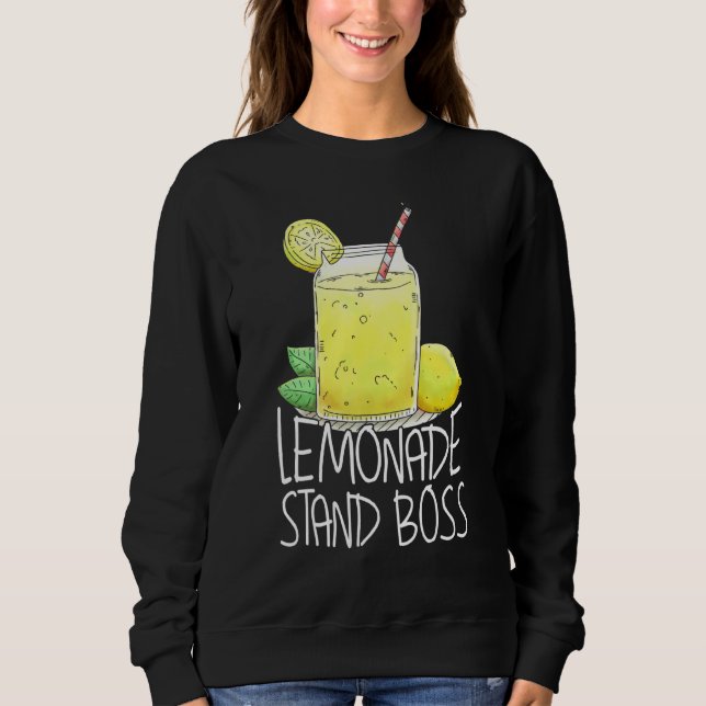 Sweatshirt Citronade Stand Boss Lemon Juice (Devant)